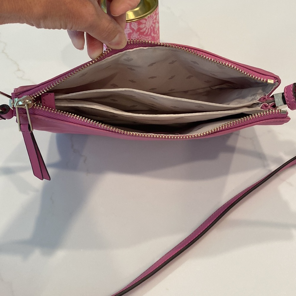 Kate Spade Triple Gusset Crossbody Purse NWOT - Picture 8 of 16